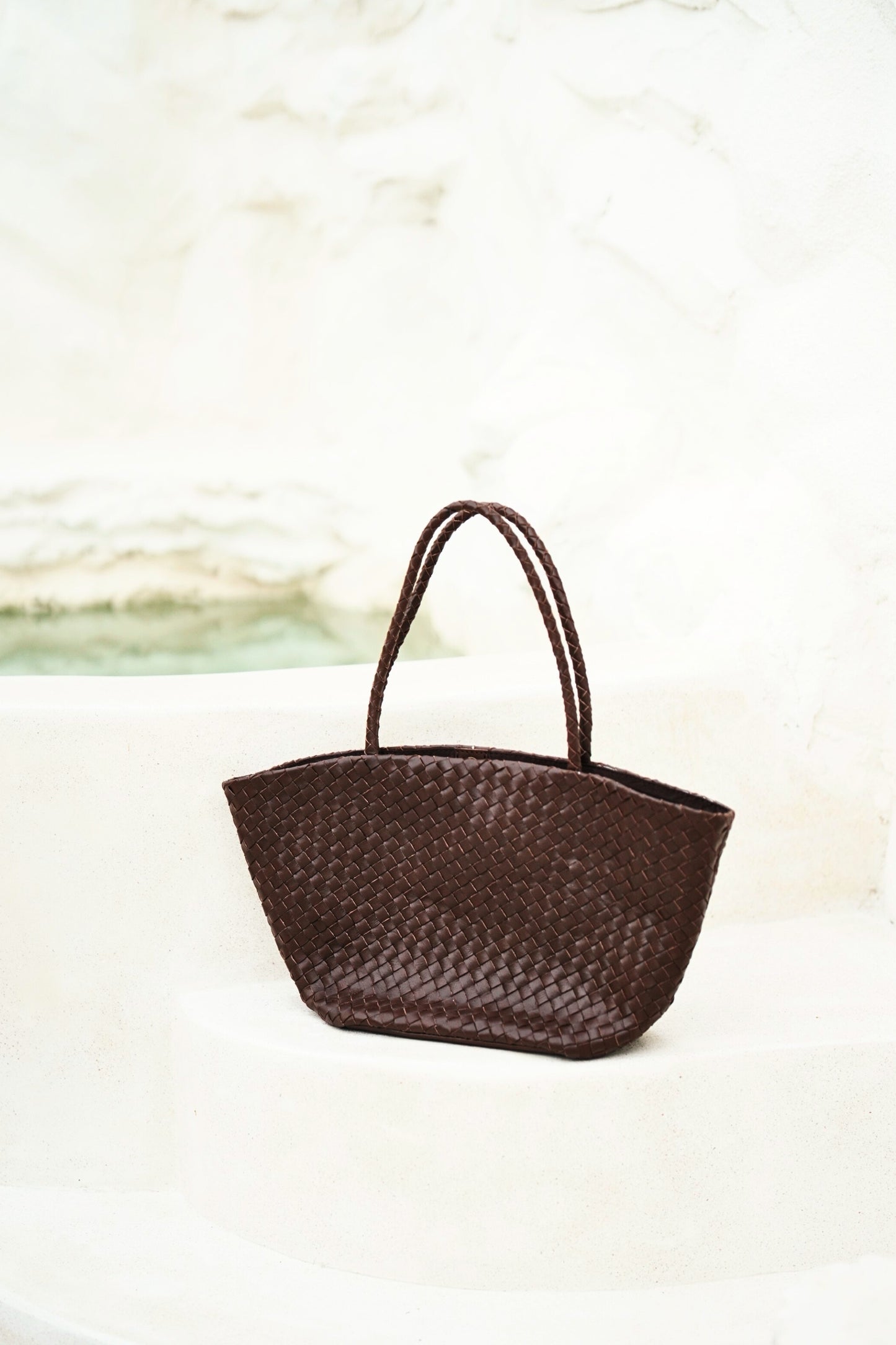 Gemma Handwoven Leather Tote